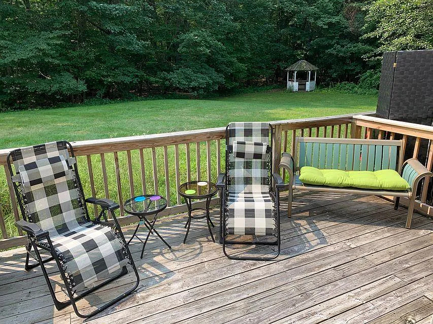 Backyard deck