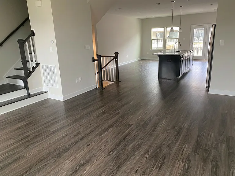 Kitchen, Dining, and Living Room