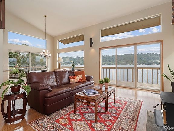 Plenty of windows and glass doors for your viewing pleasure.