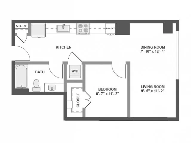 Floor plan A2b