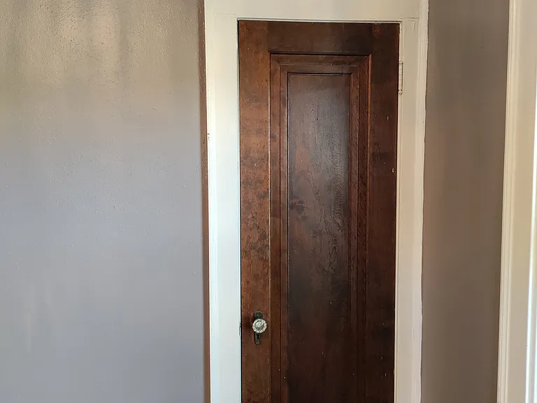 bedroom closet door
