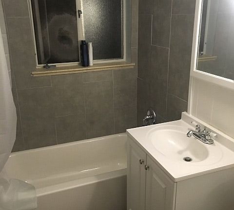 Recently updated full bath on 1st floor