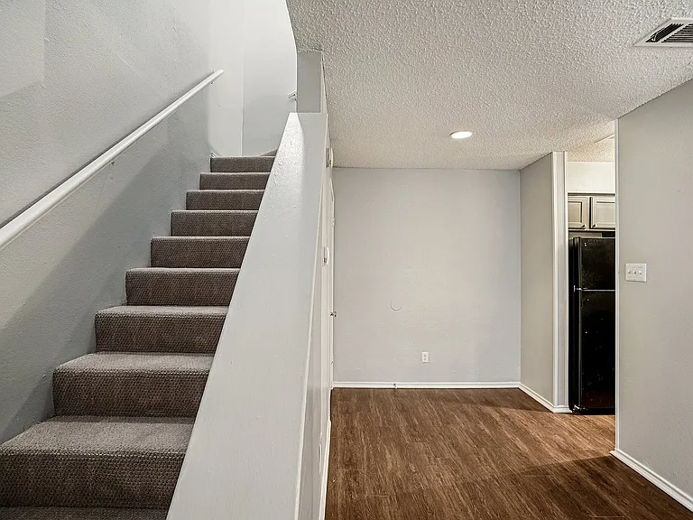 Studio/loft entry with dining room