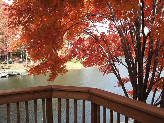View of Lake From Back Deck
