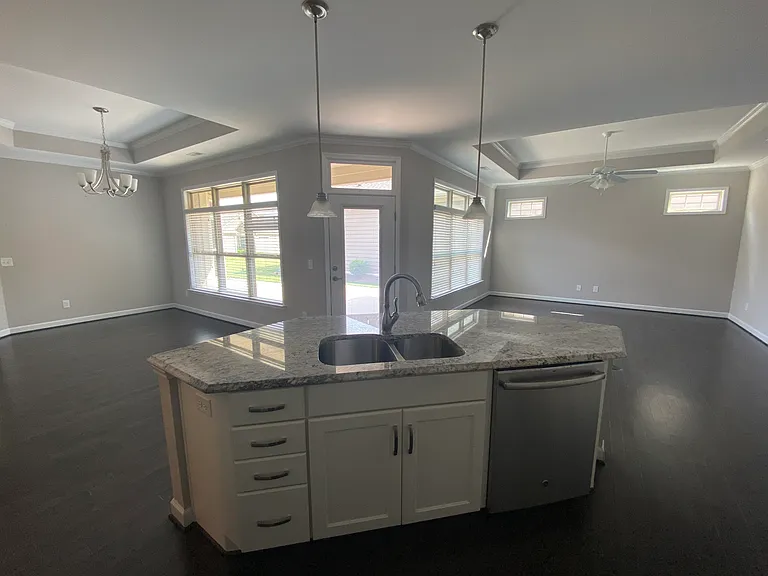 view from the kitchen area