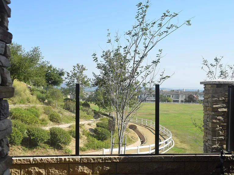 backyard on the bottom level