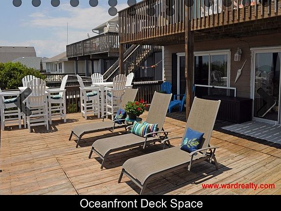 Spacious decks