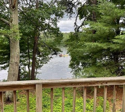 Lake view from deck