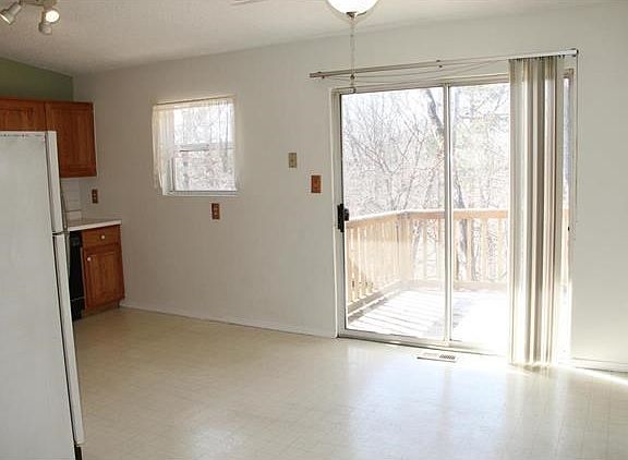 Dining area with access to backyard