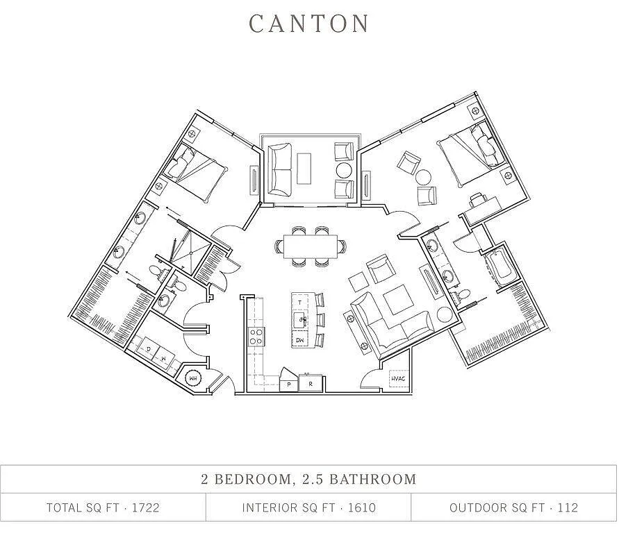 Floor plan Canton A