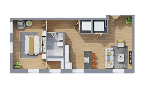 Floor plan 303