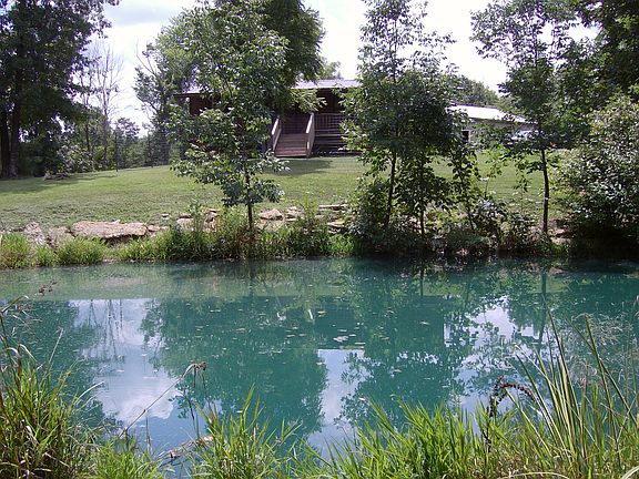 Pond below the cabin