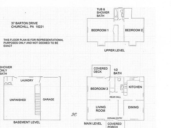 The floor plan is fabulous.  Note on the Main Level the circular flow from the living room thru the rear hall to the kitchen and
