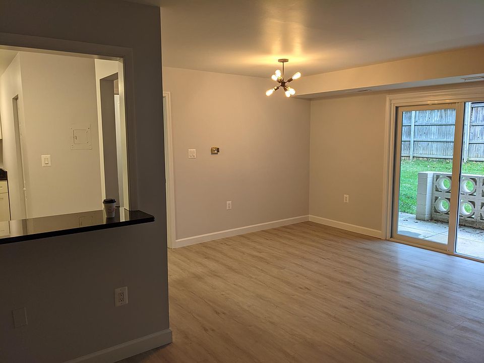 New lighting and flooring throughout (living room pictured)