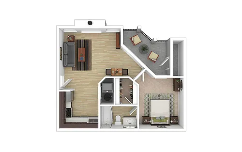 Floor plan A2U - Azalea