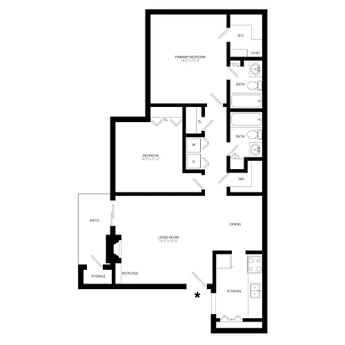 Floor plan Hawthorn