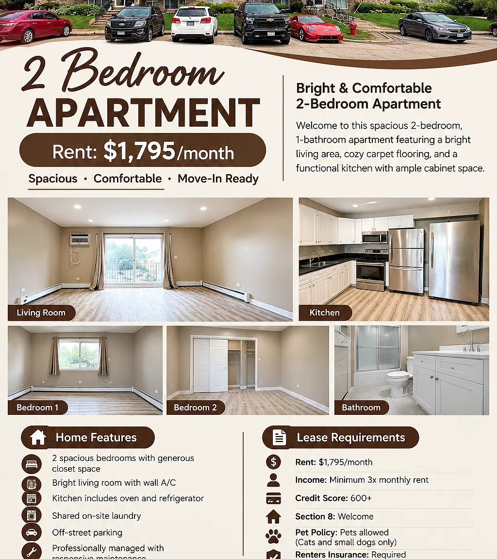 2 bed, $1,795 — Photo 1