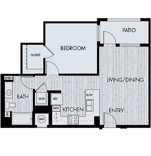 Floor plan Plan 1B
