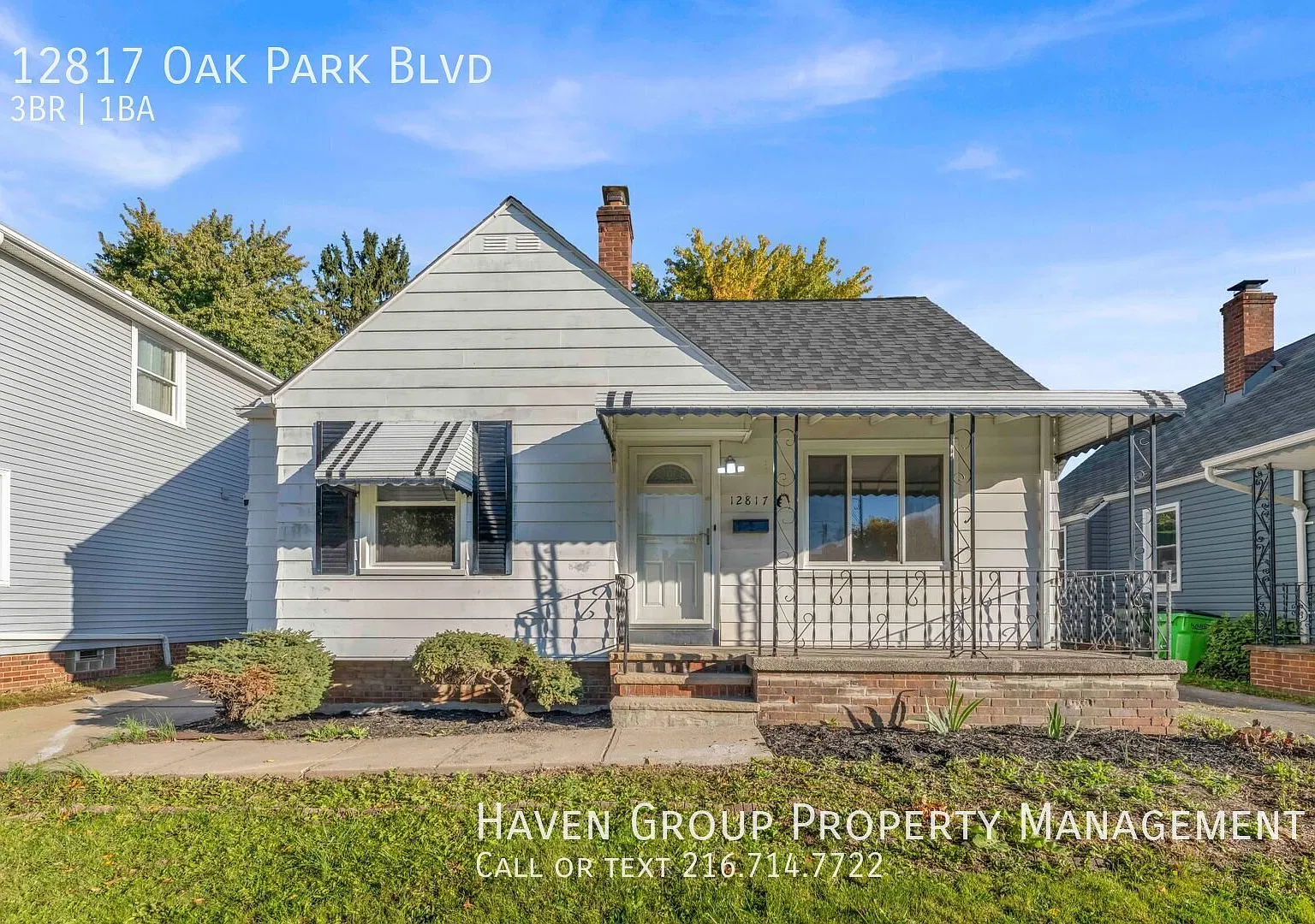 12817 Oak Park Blvd, Garfield Heights, OH 44125 - Spacious 3-bed 1-bath single-family home! — Photo 1