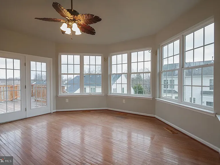 Sunroom and deck door