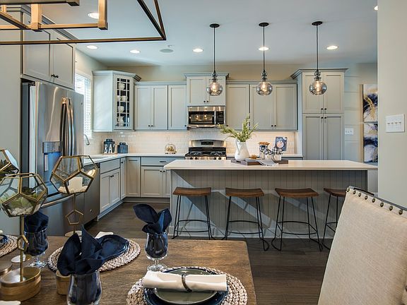 Expansive central island and furniture grade cabinetry