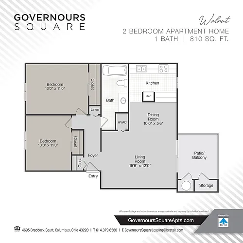Floor plan Walnut