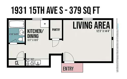 Floor plan Studio
