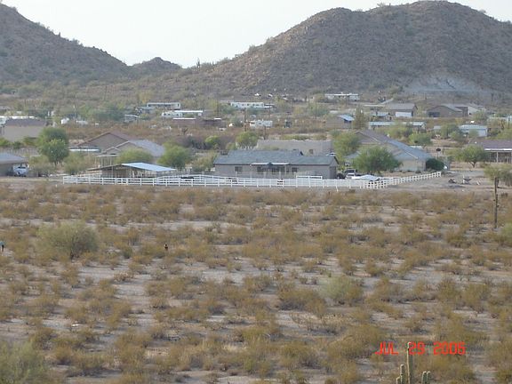 back view on hill