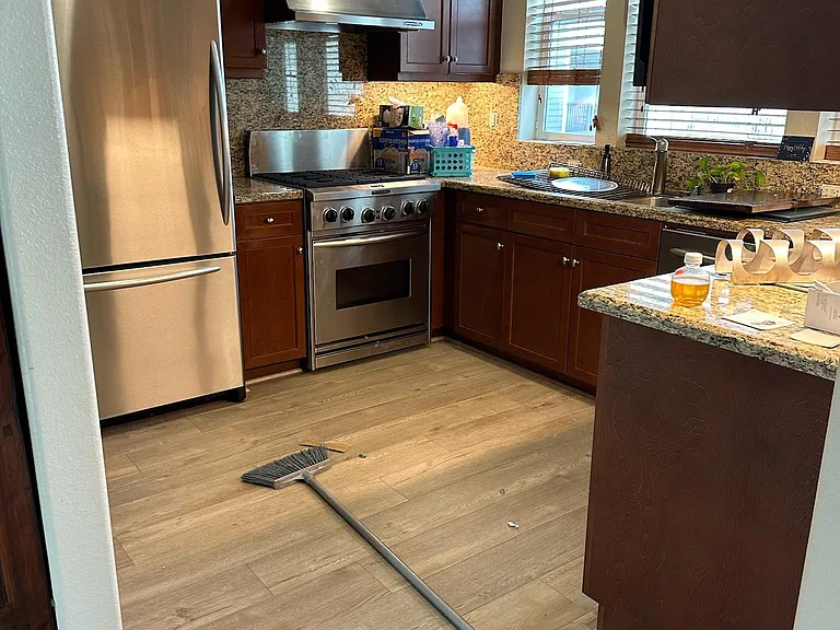 kitchen (during construction)