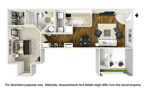 Floor plan Ellington Dormer