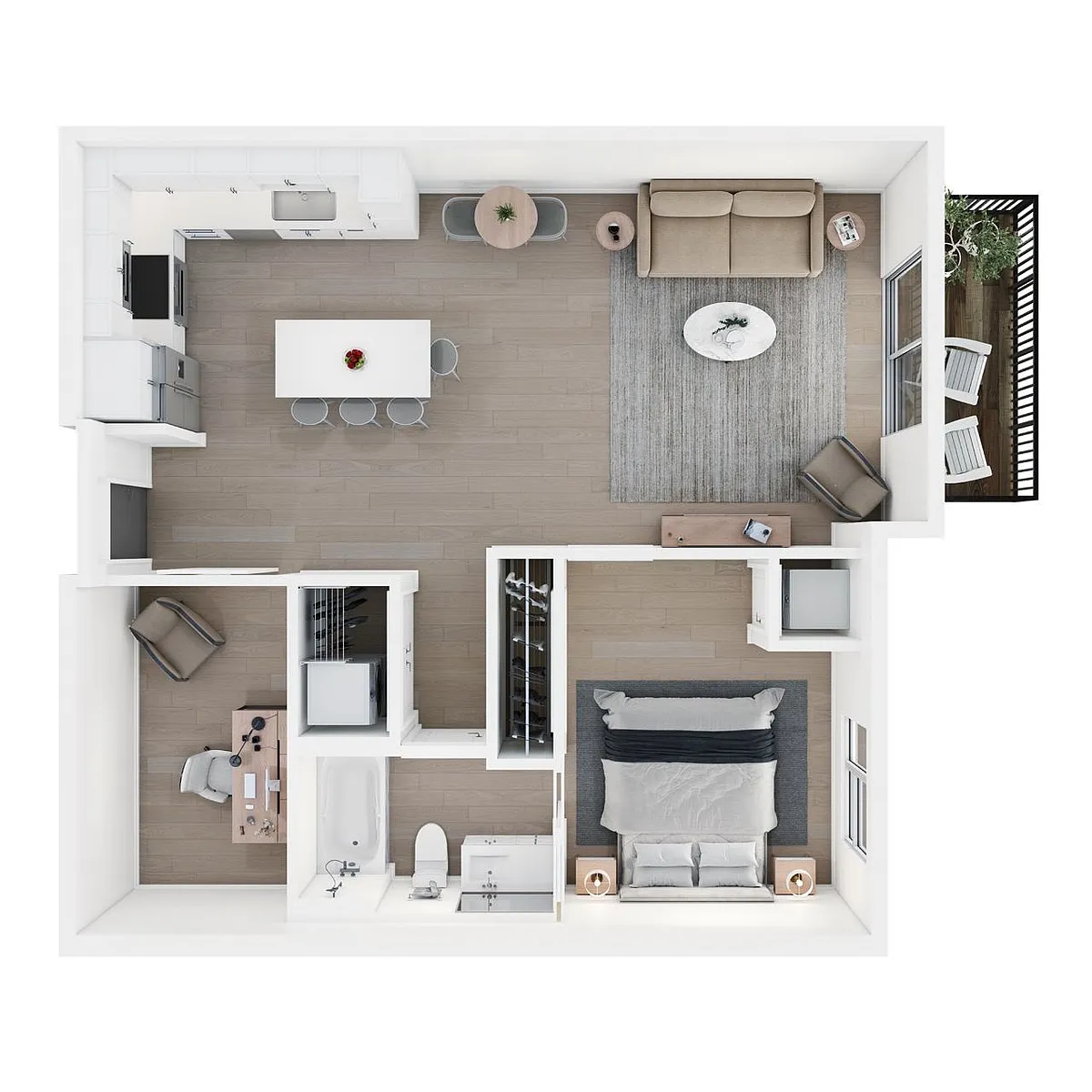 Floor plan Hearth with Den