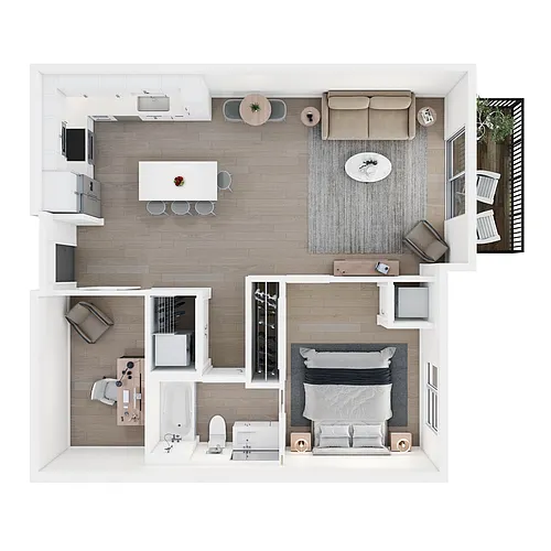 Floor plan Hearth with Den