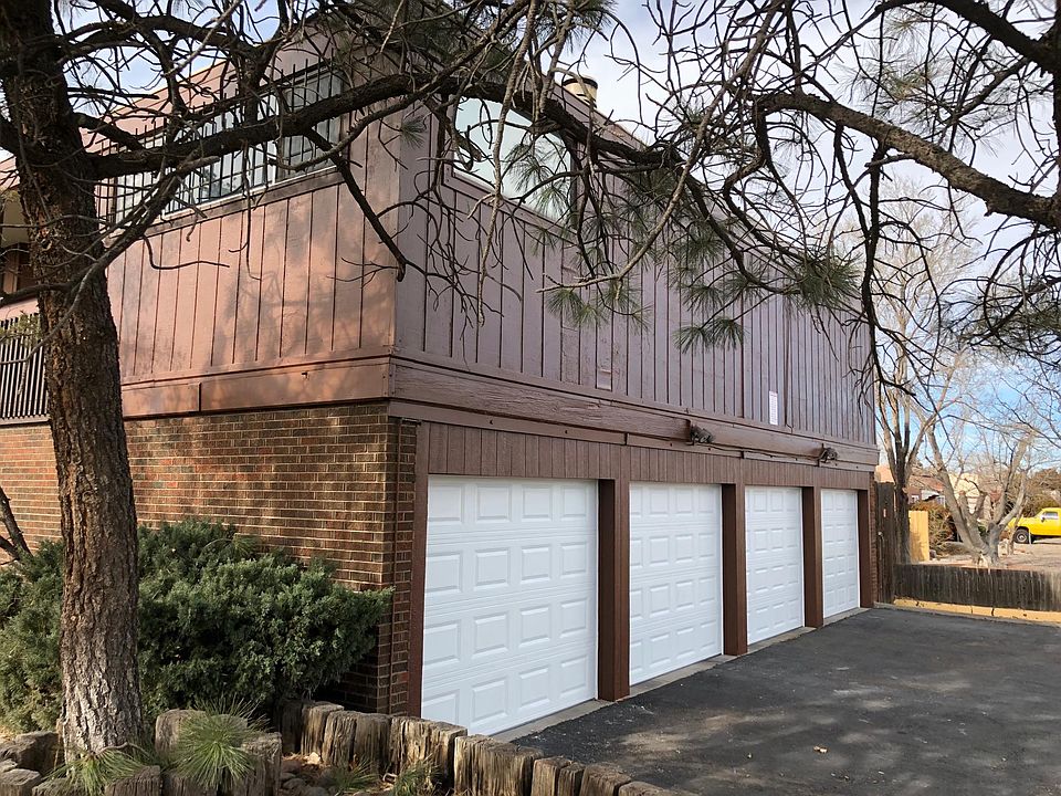 Garage with automatic opener and remote control