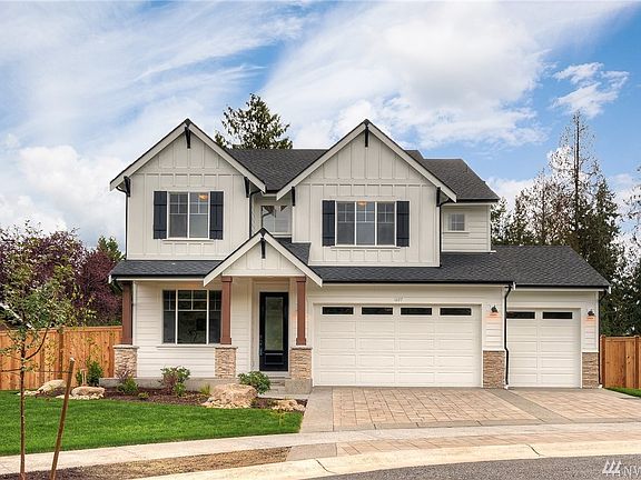 Same floor plan of completed home in different community.