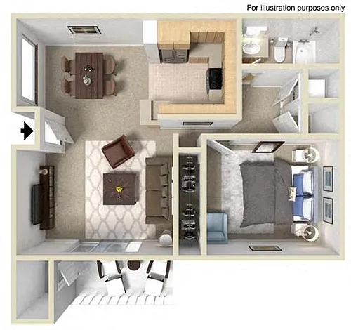 Floor plan Monaco