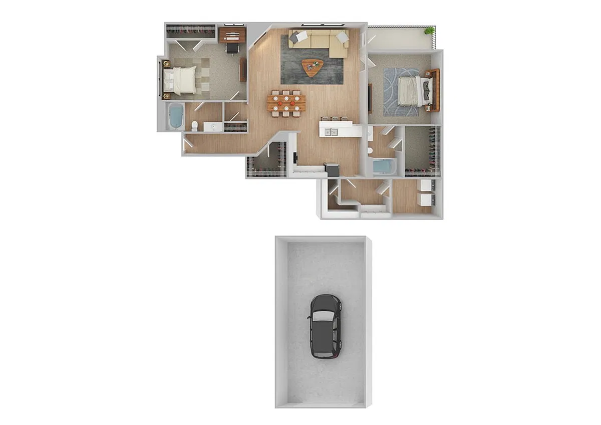 Floor plan Monticelli | Renovated