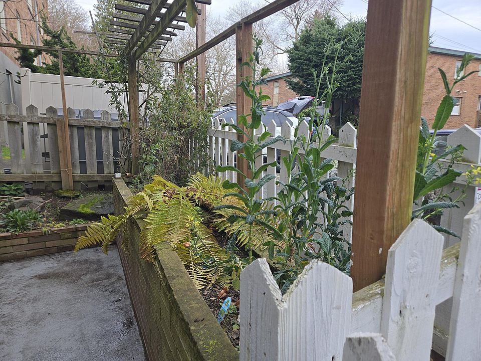 Private gardening area