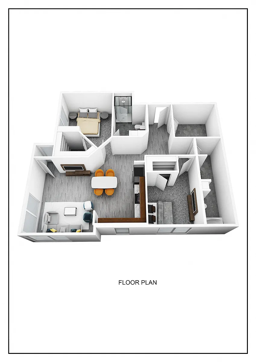 Floor plan 2 Bedroom