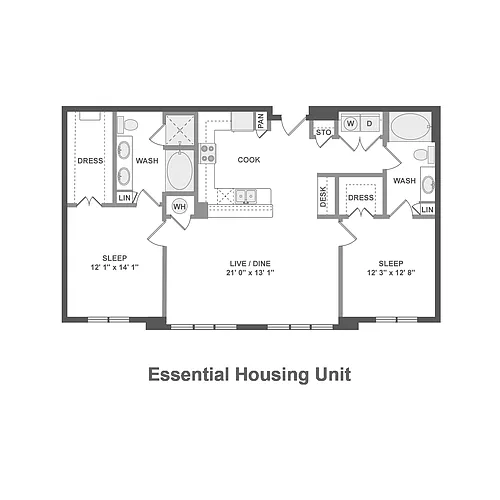 Floor plan B2.P8