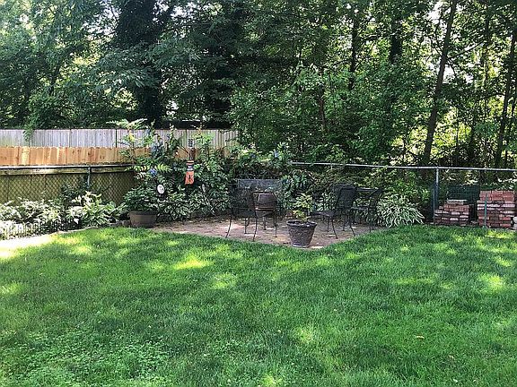 Rear patio 