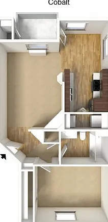 Cobalt - 1 Bedroom, 1 Bath Cobalt - 1 Bedroom, 1 Bath