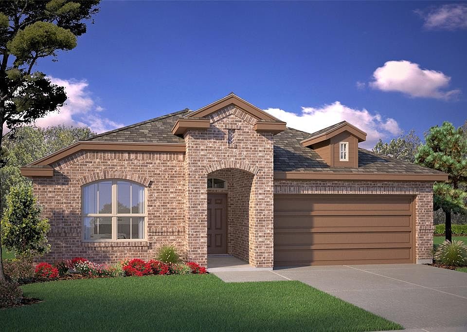 D.R. Horton's Blanco floorplan, elevation C. All Home and community information, including pricing, included features, terms, availability and amenities, are subject to change at any time without notice or obligation. All Drawings, pictures, photographs, video, square footages, floor plans, elevations, features, colors and sizes are approximate for illustration purposes only and will vary from the homes as built.