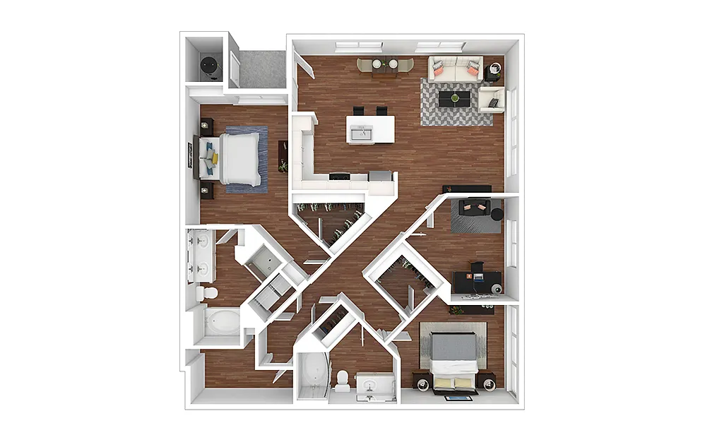 Floor plan Taupe - Renovated