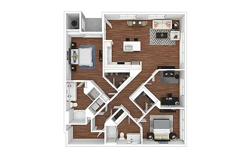 Floor plan Taupe - Renovated