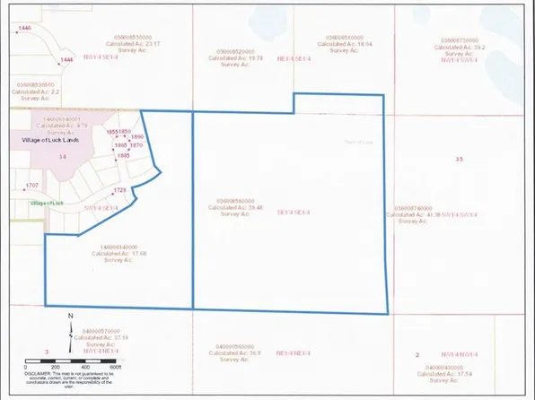 2 parcels Wilderness Hills, Luck, WI 54840