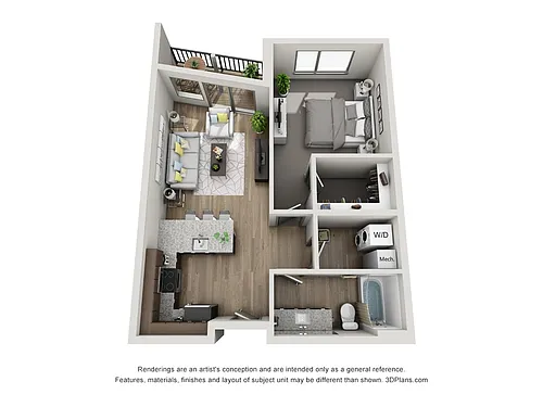 Floor plan Cascade IV