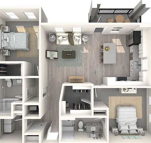 B3 floor plan The Crossing at Palm Aire