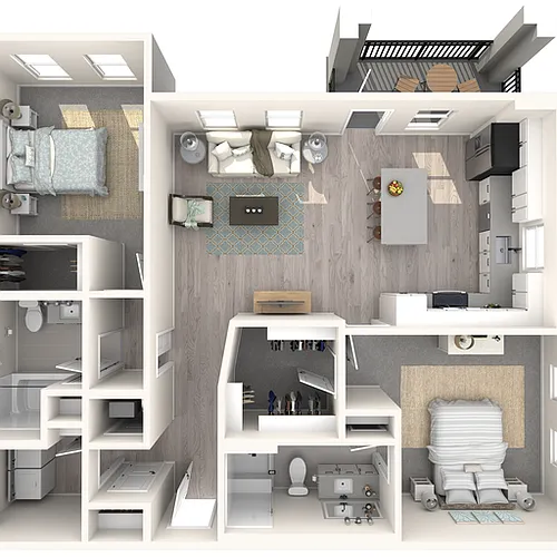 Floor plan B3