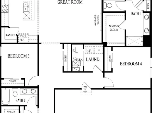 FAIRFIELD Plan, Oak Ridge Traditional Single Family