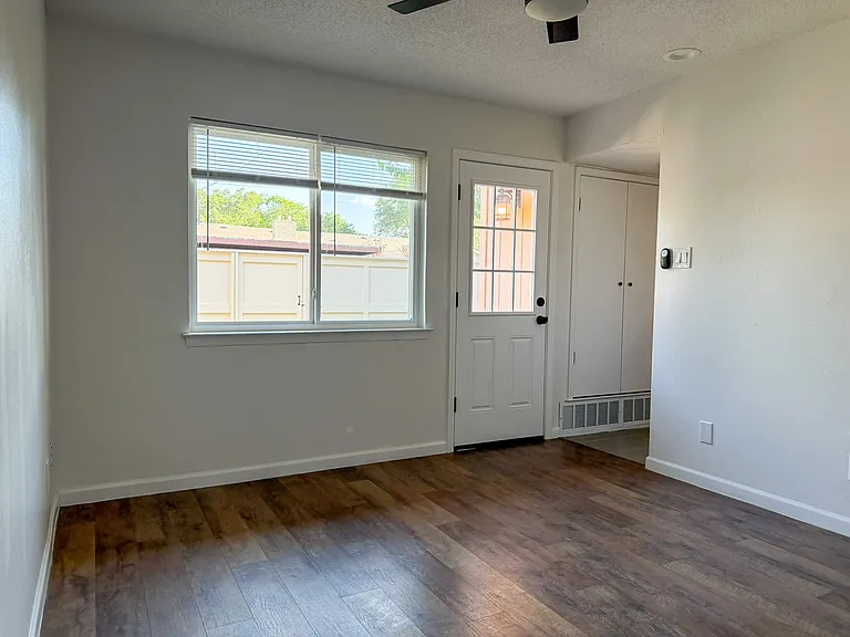 Dining room or den and back door